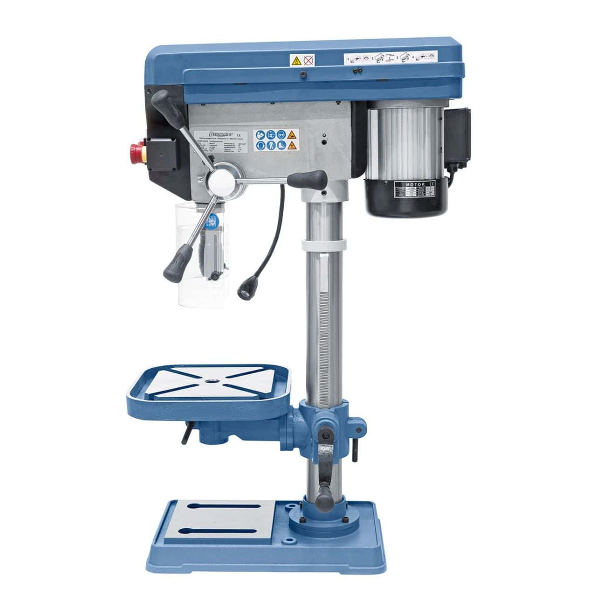 Tafelboormachine Bernardo BM 25 T / 230 V met display digitaal en LED – boren Ø 25 mm, cono MT 2, 16 snelheid 220-2.840 rpm, motor 0,75 kW 230V, gewicht 57 kg