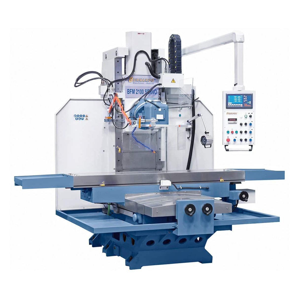 Bernardo Fresatrice a banco BFM 2100 Servo con display 3 assi