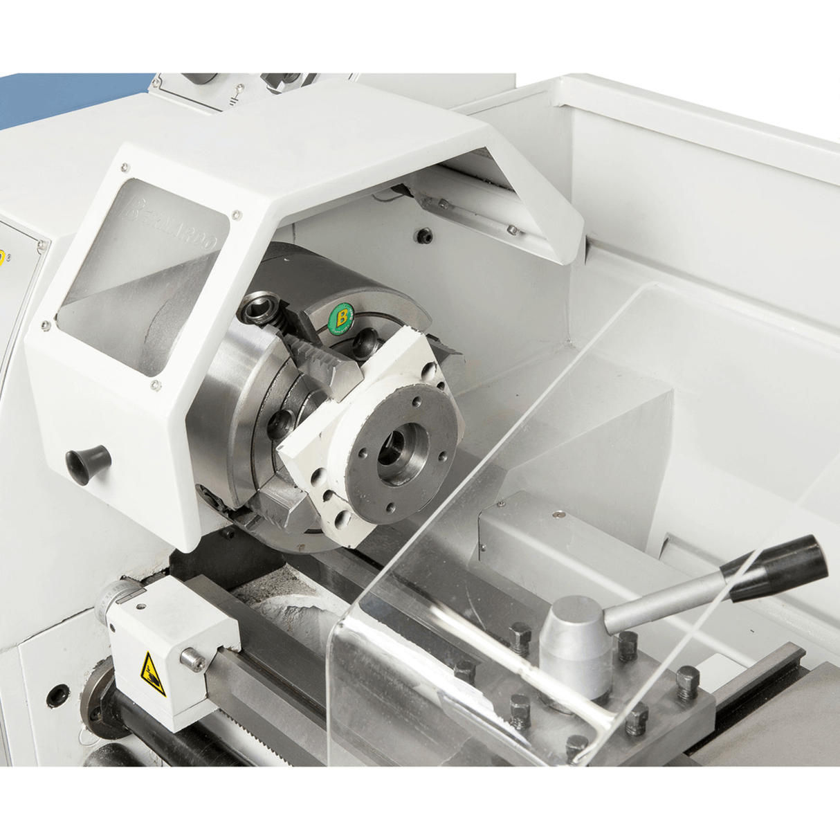 Tornio Bernardo Profi 700 BQV Vario / 230 V con DRO – Compatto e preciso