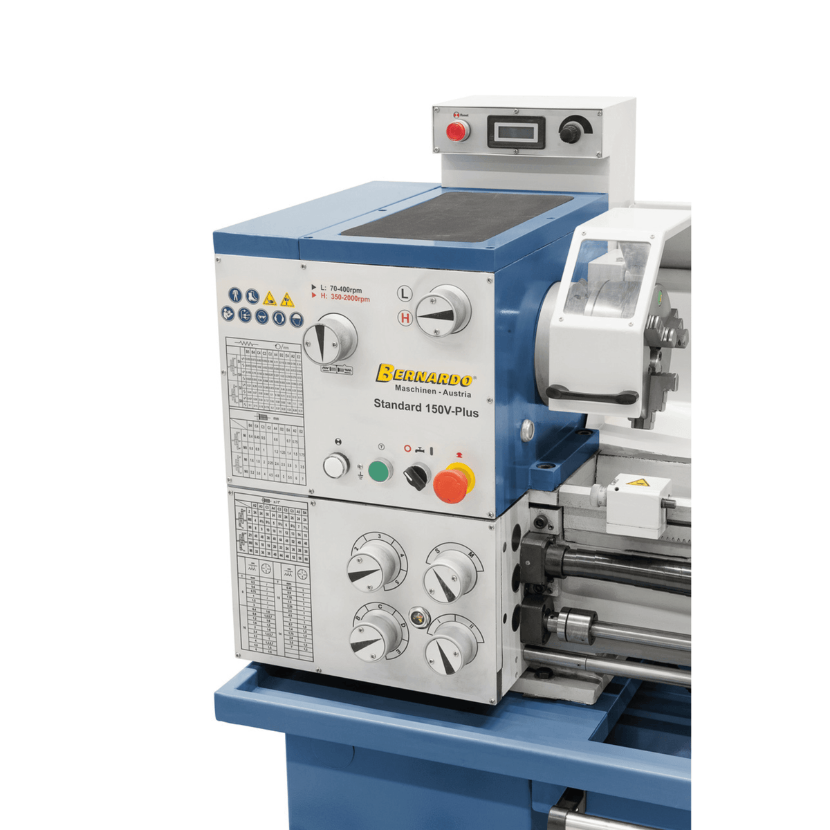Draaibank Bernardo Standard 150 V-Plus met regelaar elektronisch