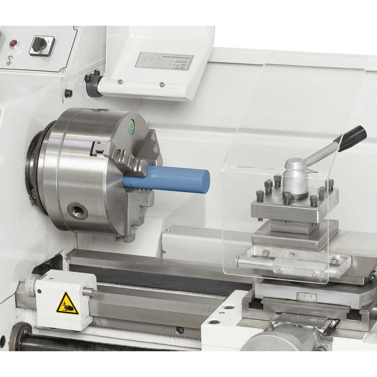 Tornio Bernardo Profi 700 BQV Vario / 230 V con DRO – Compatto e preciso