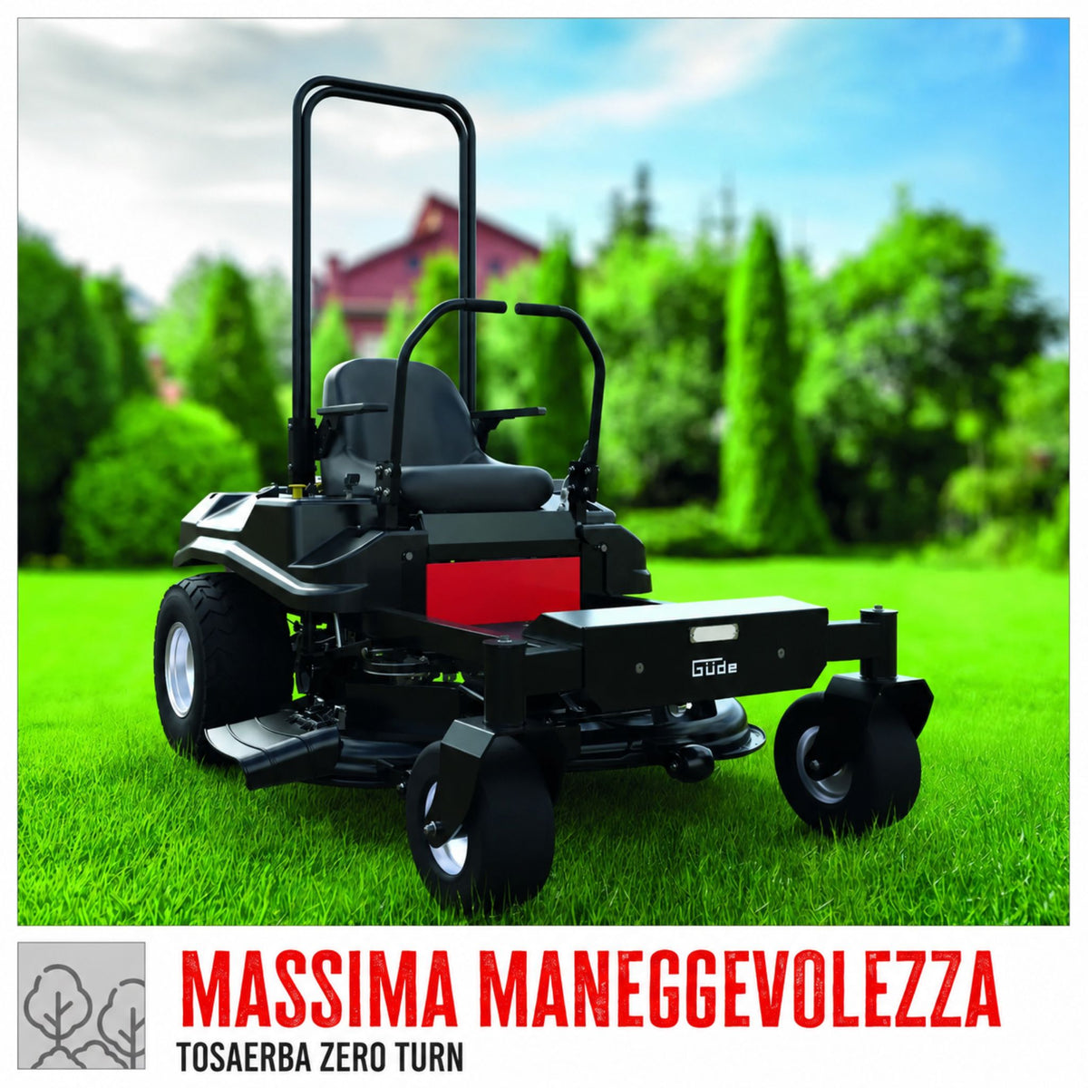 Zitmaaier grasmaaier Güde GZT 1070