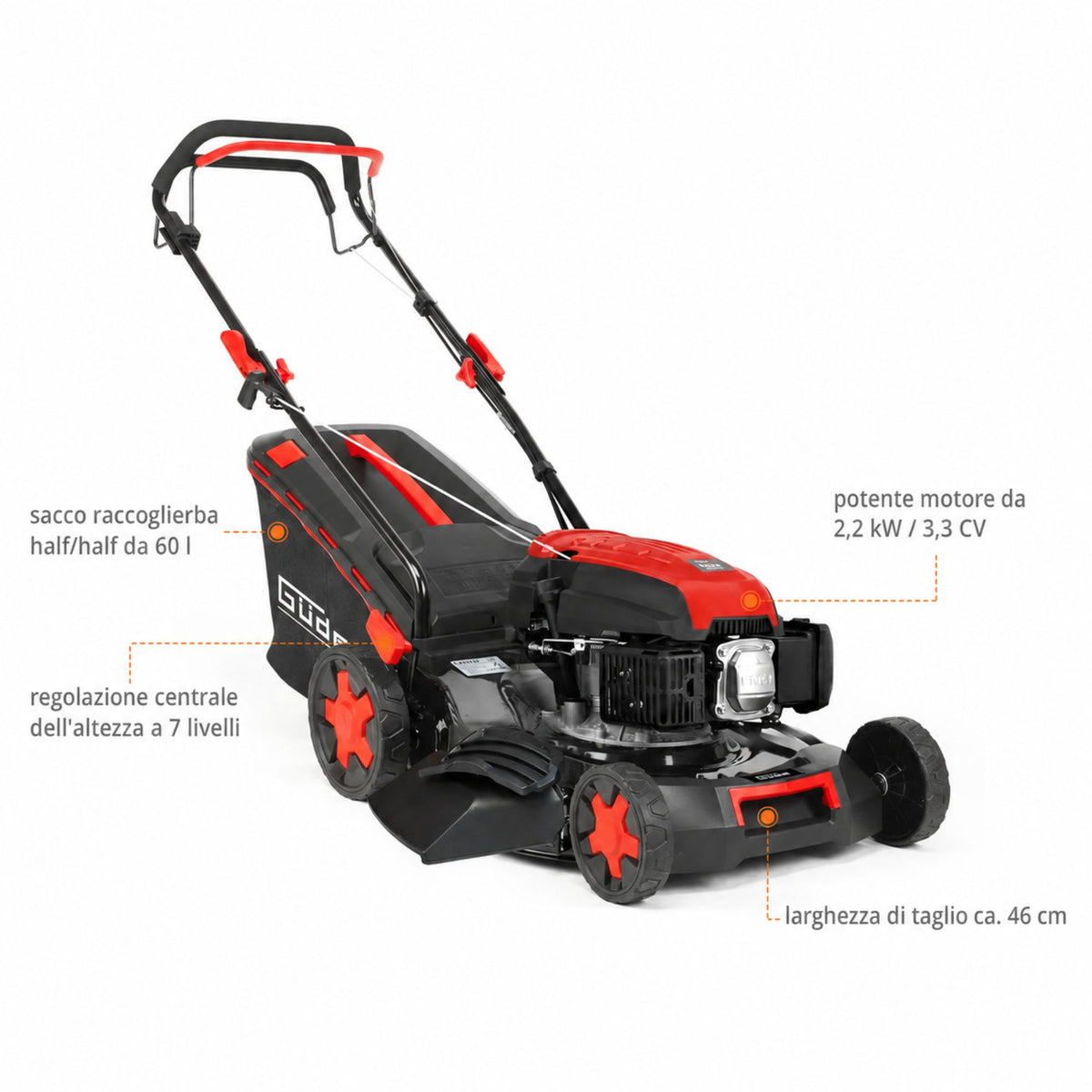 Grasmaaier Güde BIG WHEELER 464.3 R