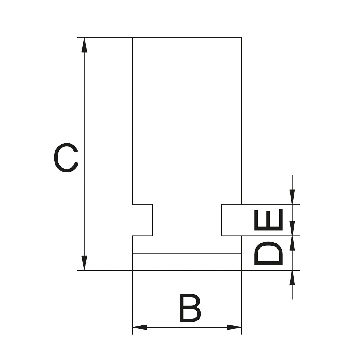 Klembekken monoblok zachte DSJ-DK11-160