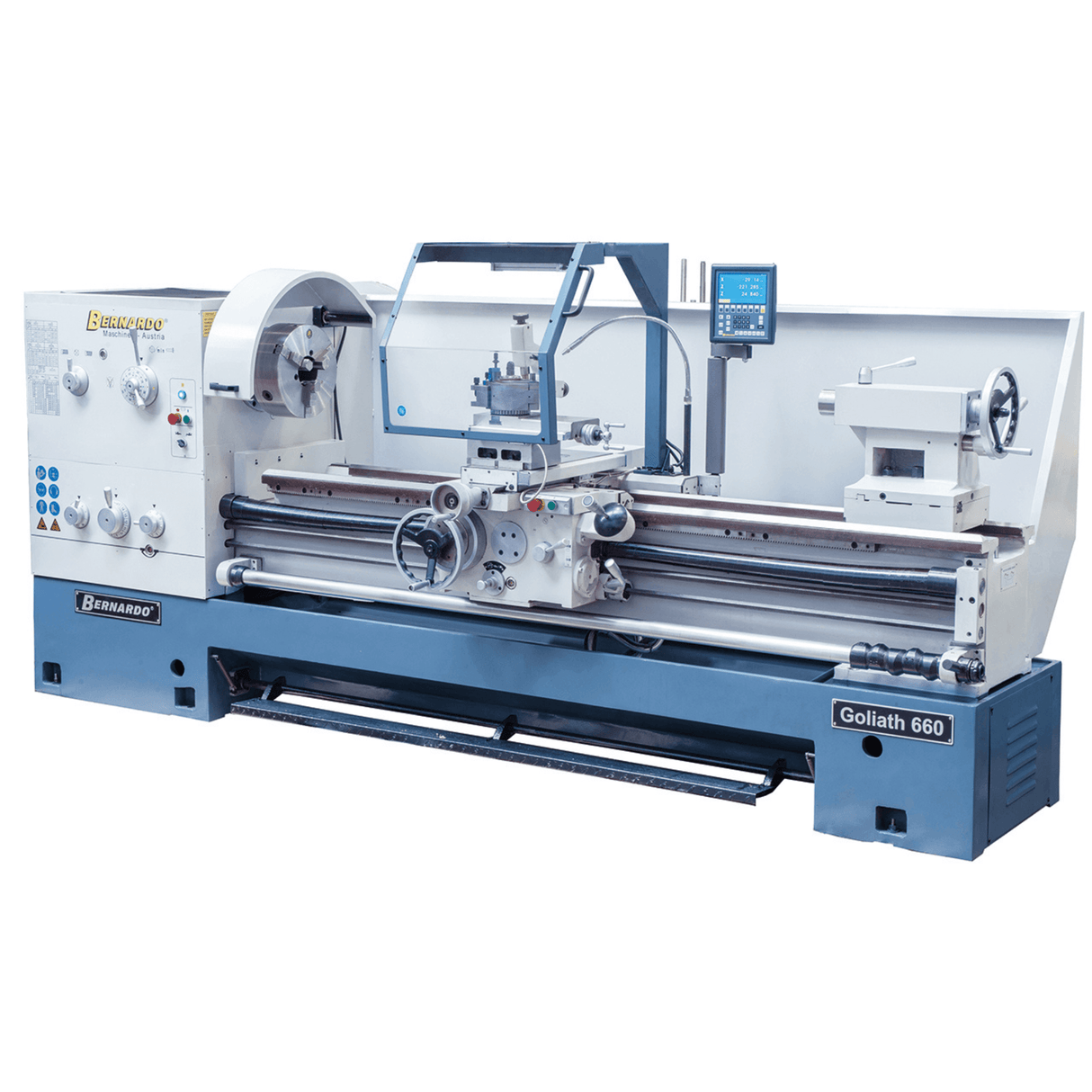 Bernardo Goliath 660 x 1500 – Tornio industriale pesante con DRO 3 assi