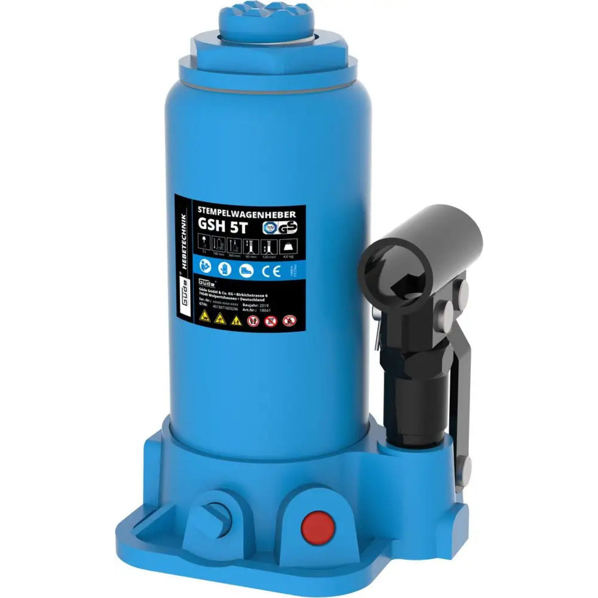 Cric bottiglia Güde GSH-5T
