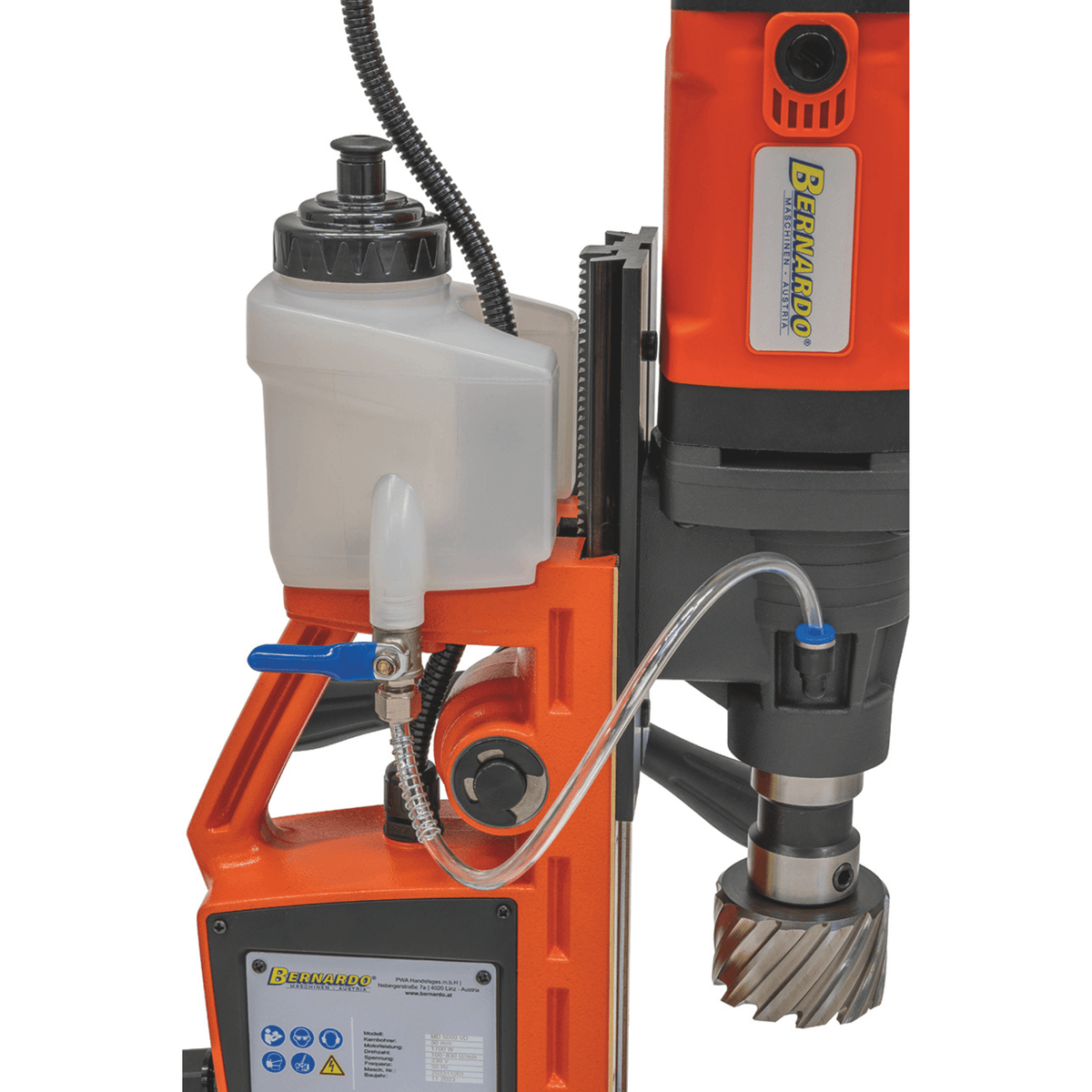 Magneetkernboormachine Bernardo MD 5050 VD – Ø 50 mm × 50 mm, snelheid variabel (Variable Drive), motor 1700 W, gewicht 11.2 kg