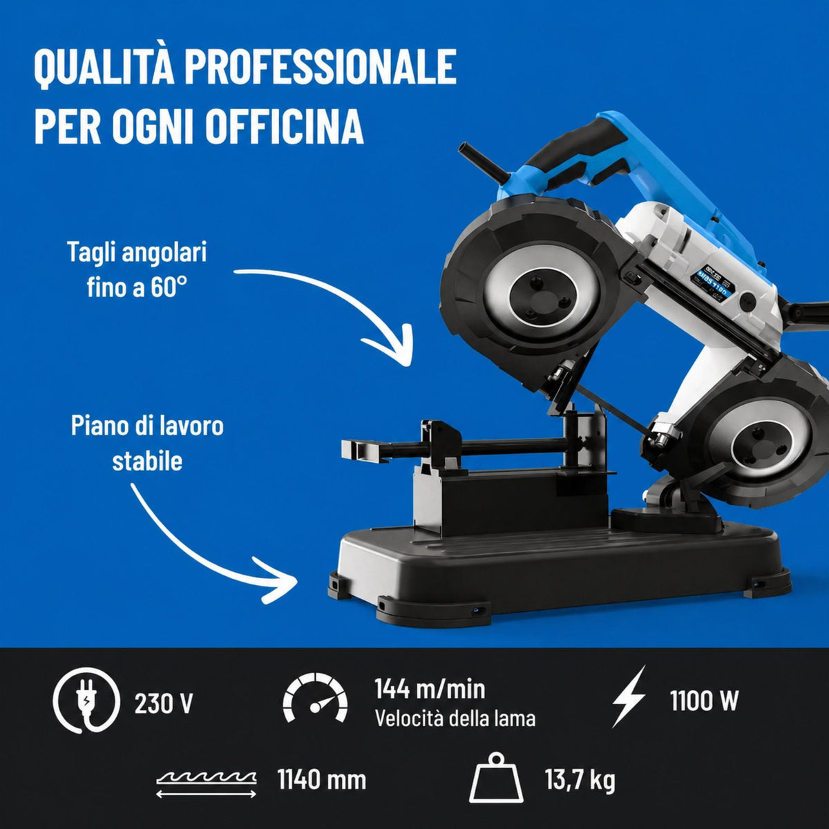 Metaallintzaag Guede 1100 W