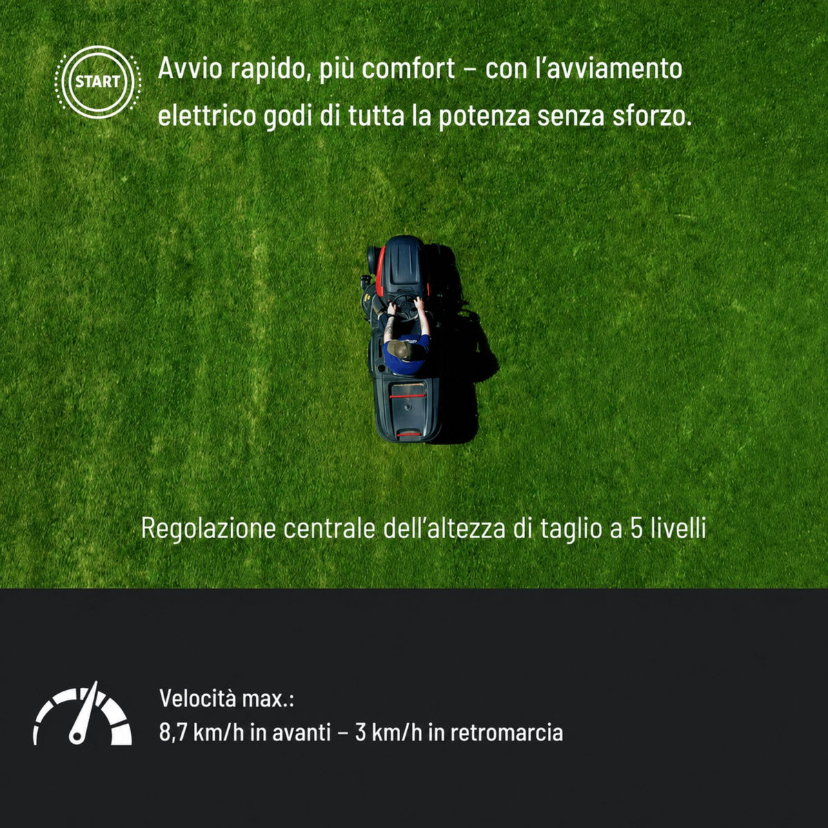 Zitmaaier tagliaerba Güde GAR 685 T