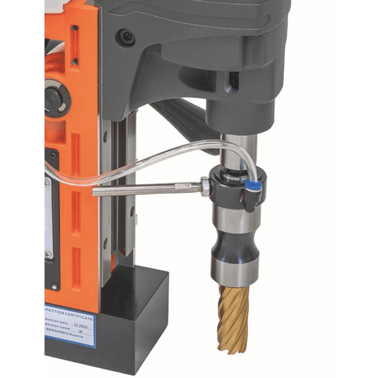 Magneetkernboormachine Bernardo TPC 1000 – Ø 36 mm × 50 mm, multifunctioneel met draadtappen M18, motor 1550 W, gewicht 12.5 kg