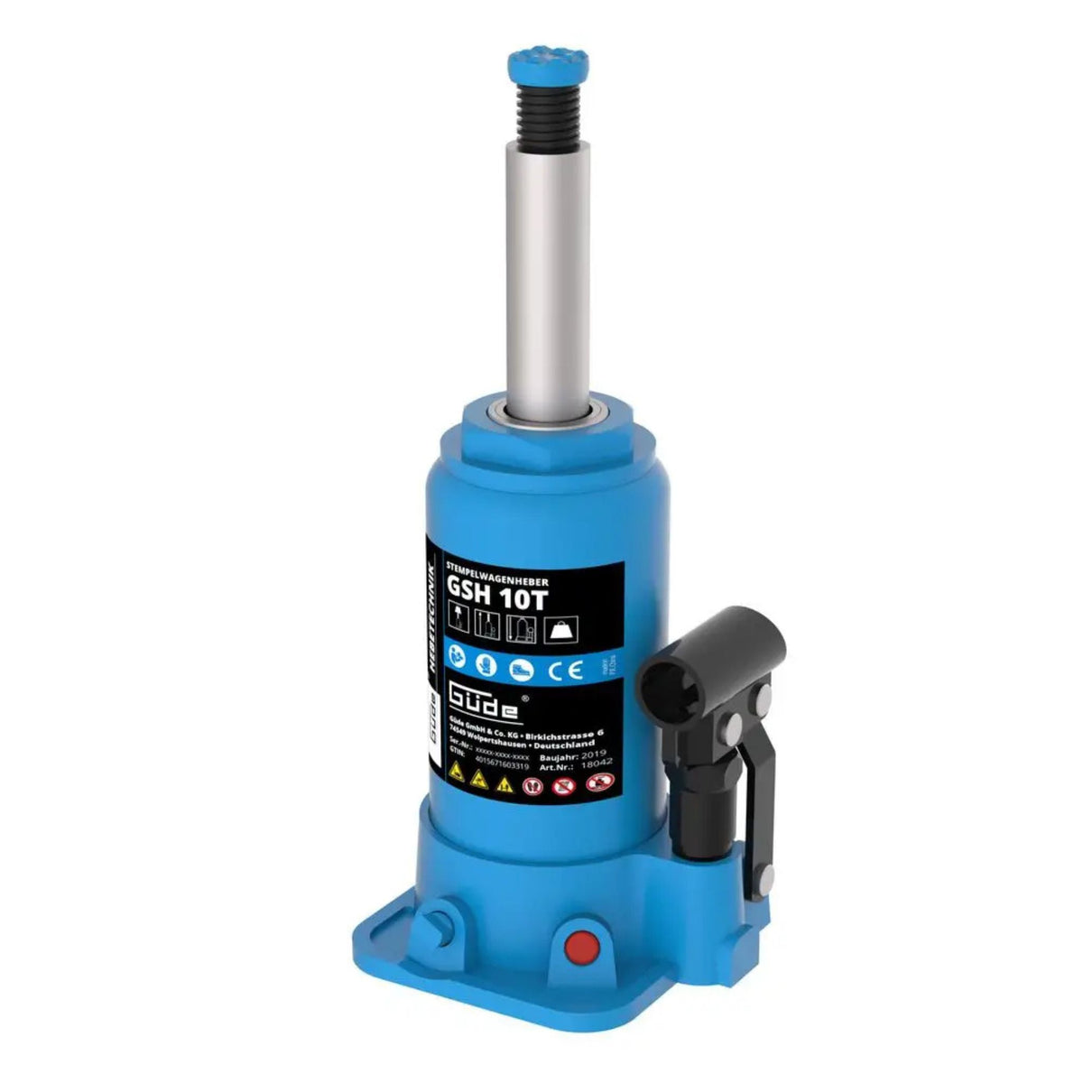 Cric bottiglia Güde GSH-10T