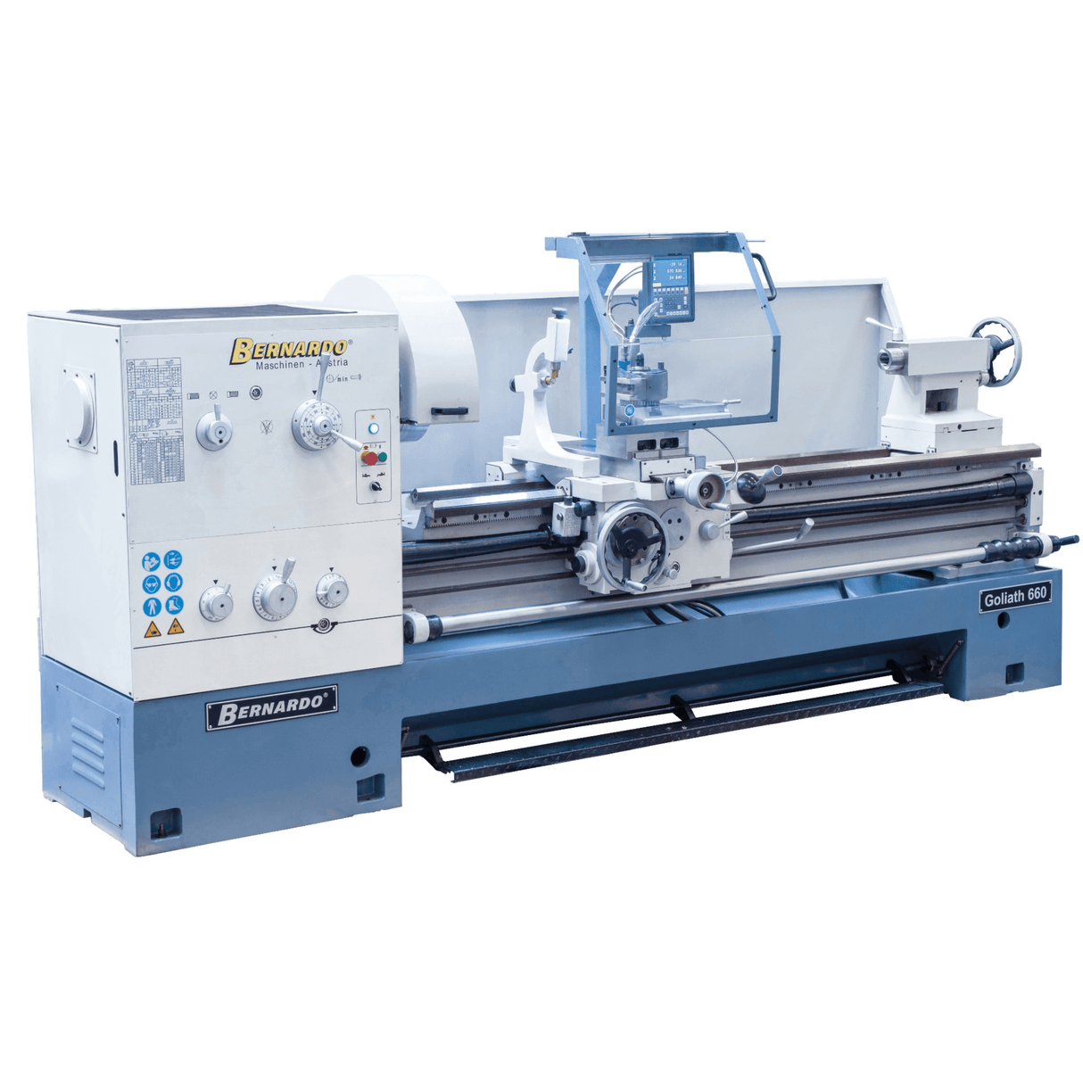 Bernardo Goliath 660 x 1500 – Tornio industriale pesante con DRO 3 assi