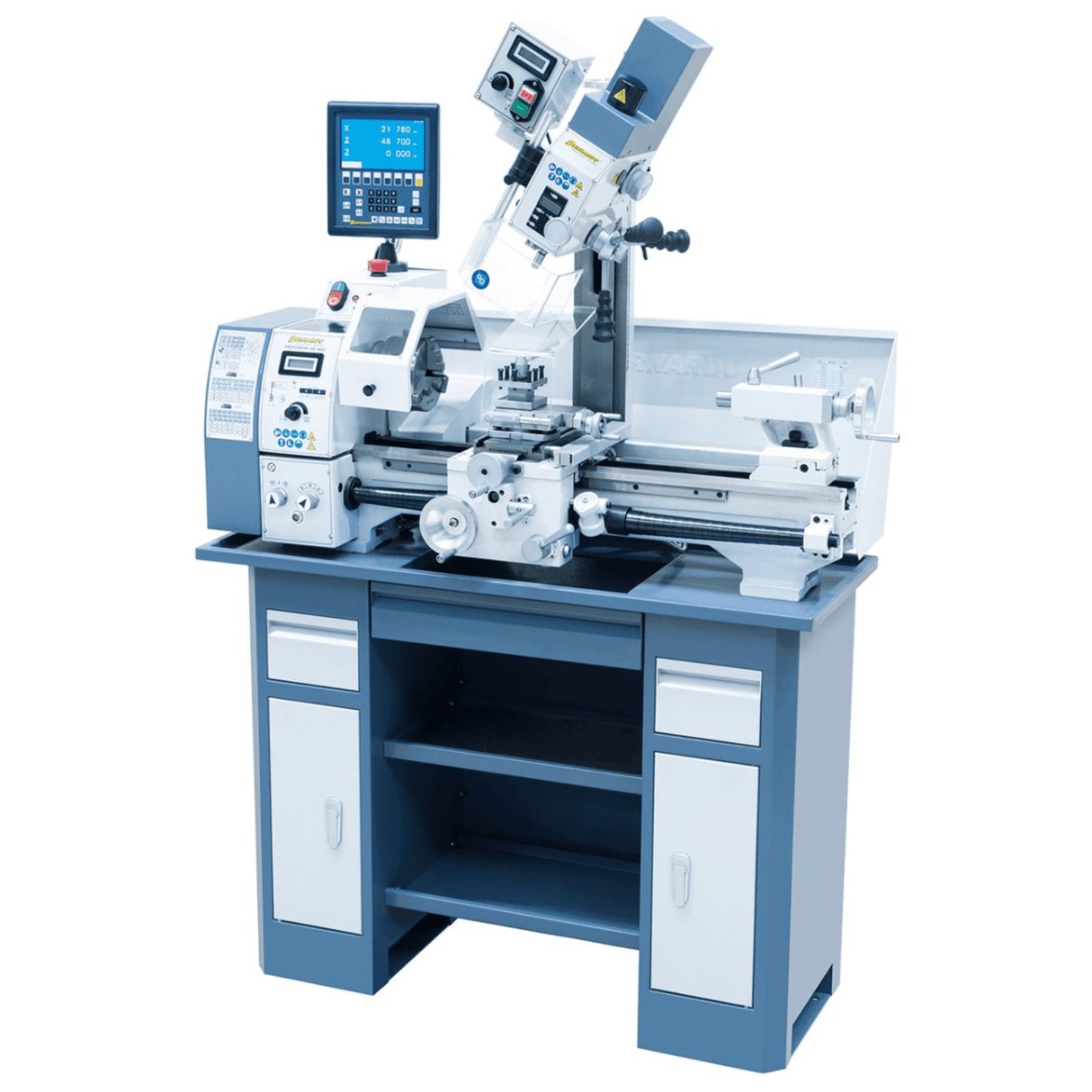 Bernardo Proficenter 550 WQV – Tornio fresatrice con DRO 2 assi