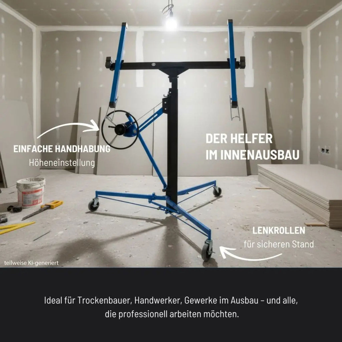 Hefinrichting cartongesso Güde - 68 kg
