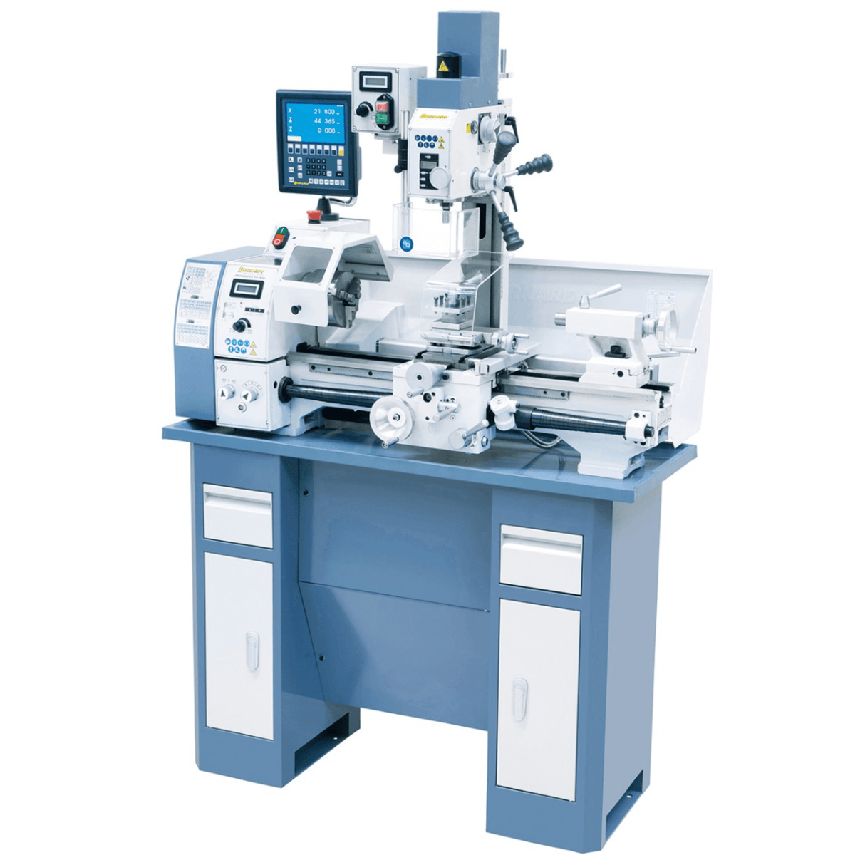 Bernardo Proficenter 550 WQV – Tornio fresatrice con DRO 2 assi