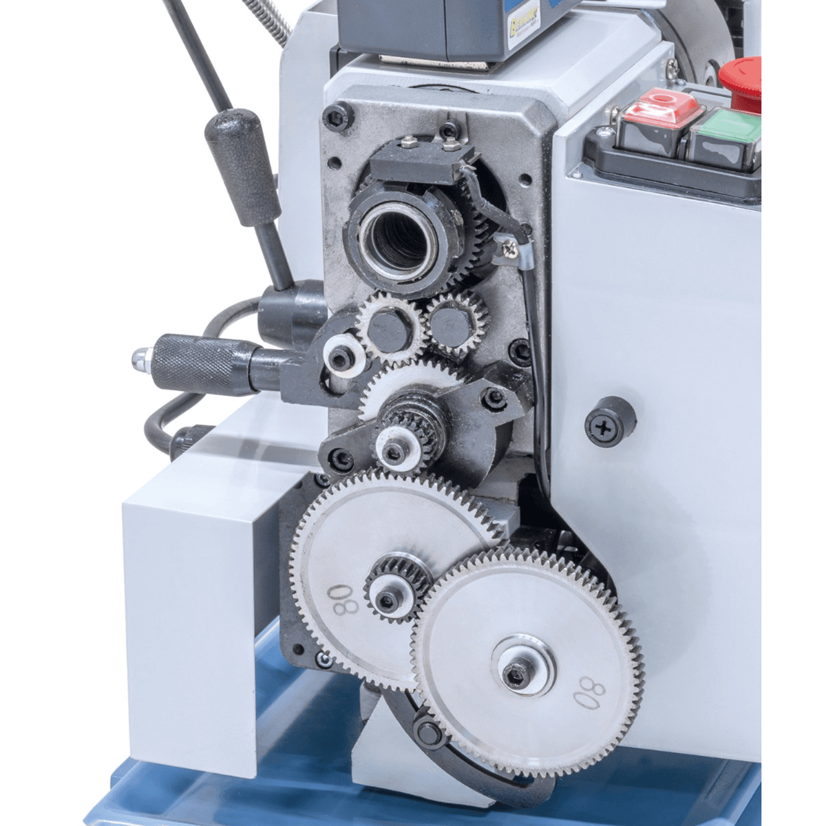 Metaaldraaibank Bernardo Hobby 350 Top compact met DRO 2 assen