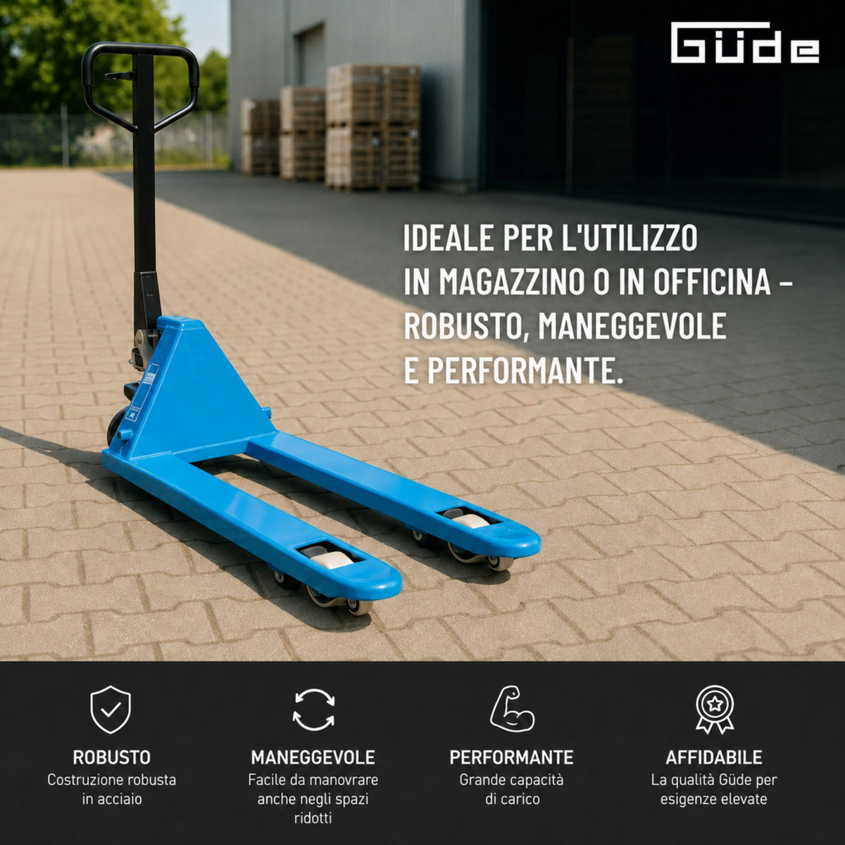 Transportwagen hef handmatig Güde 2500 kg - PA