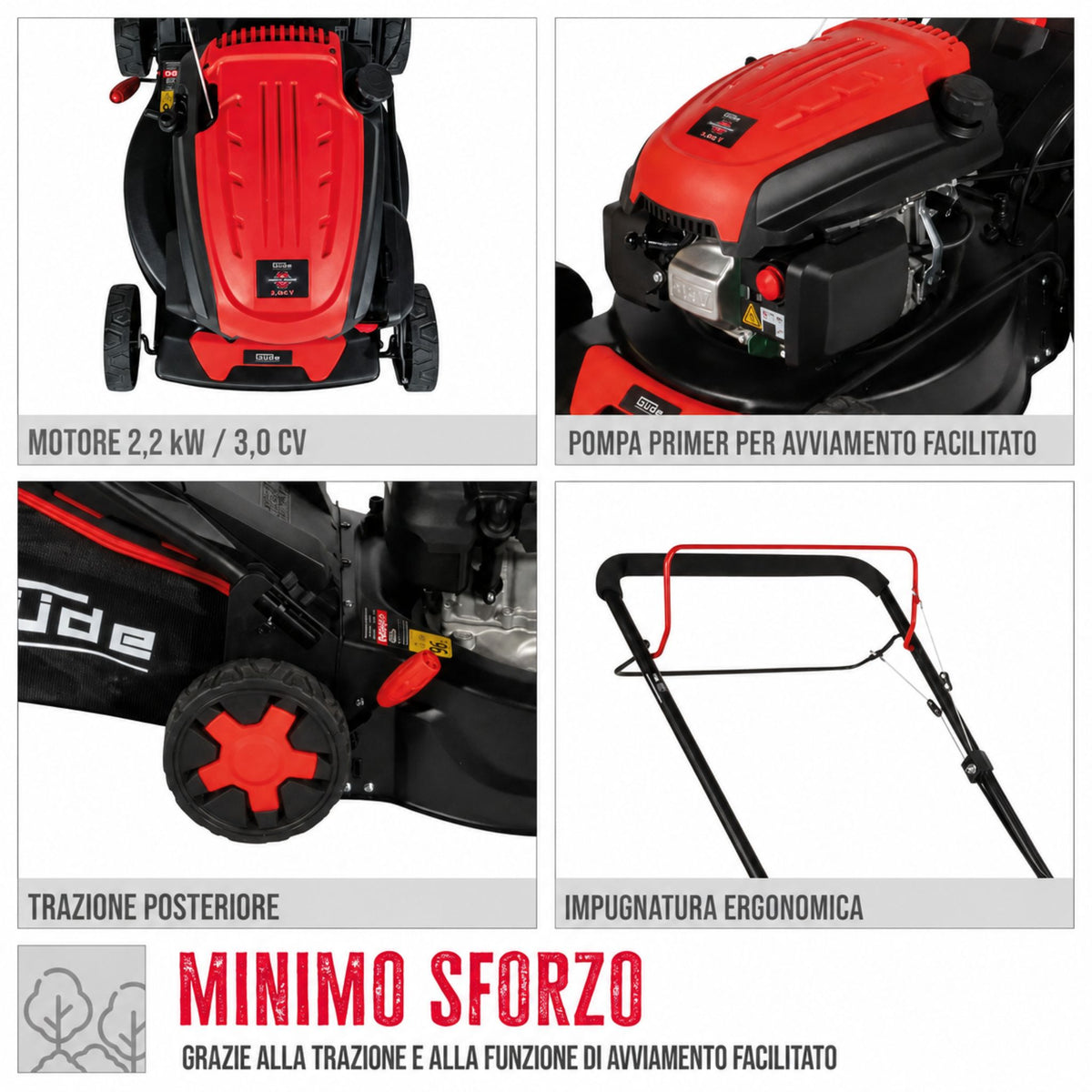 Grasmaaier spinta Güde ECO WHEELER 413.3 R