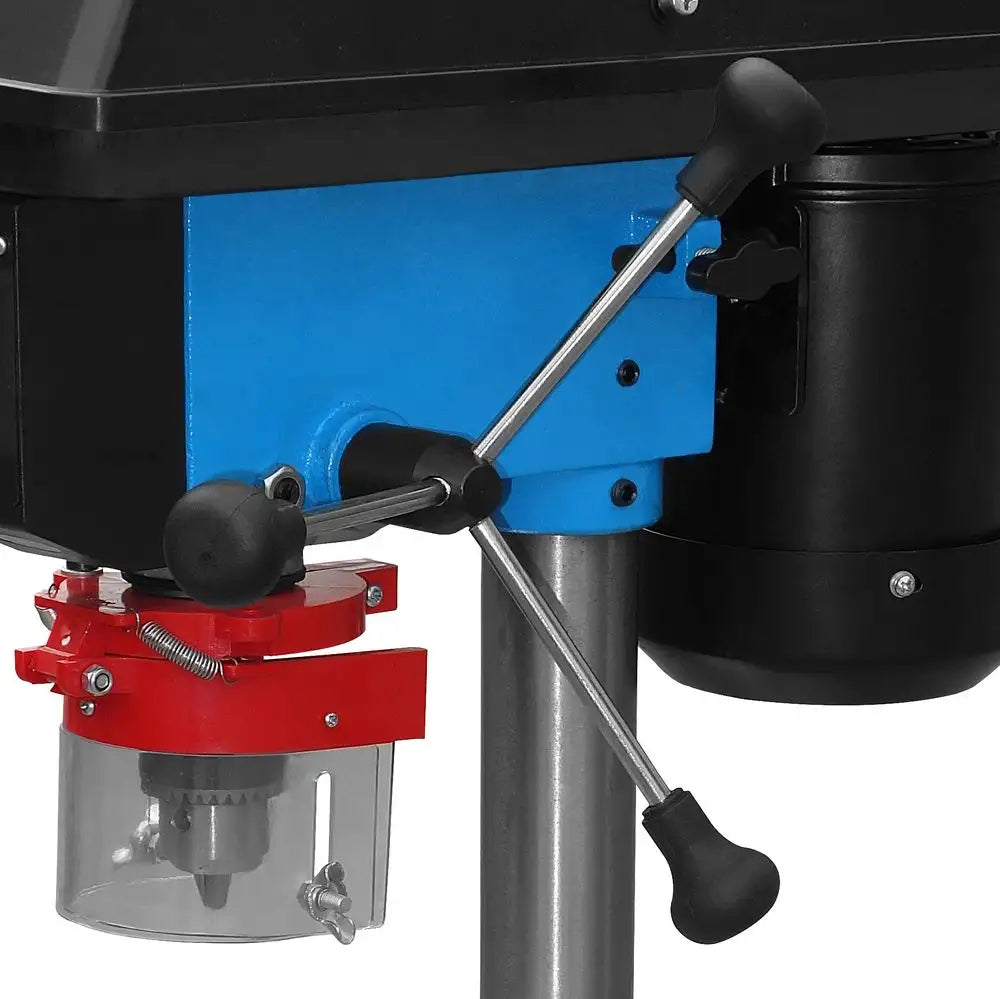 Combo Kolomboormachine Güde GTB 13/355 met bankschroef en boren HSS