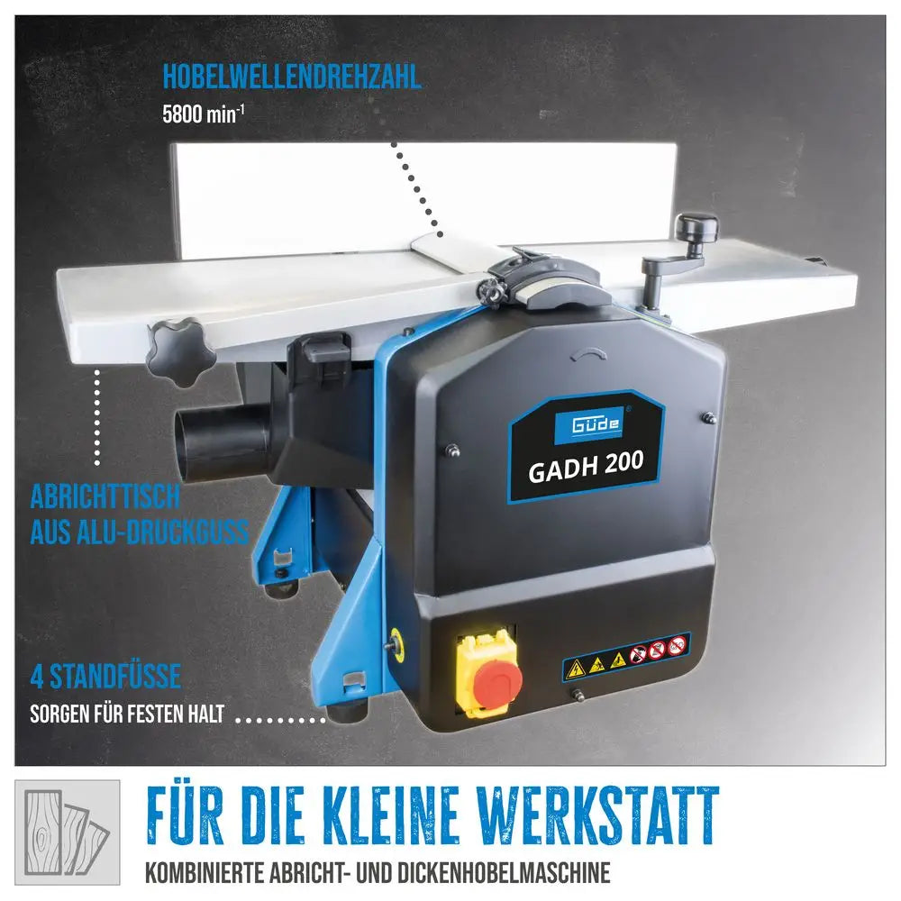 Pialla a filo e spessore Guede GADH 200 – Compatta e precisa 1250W