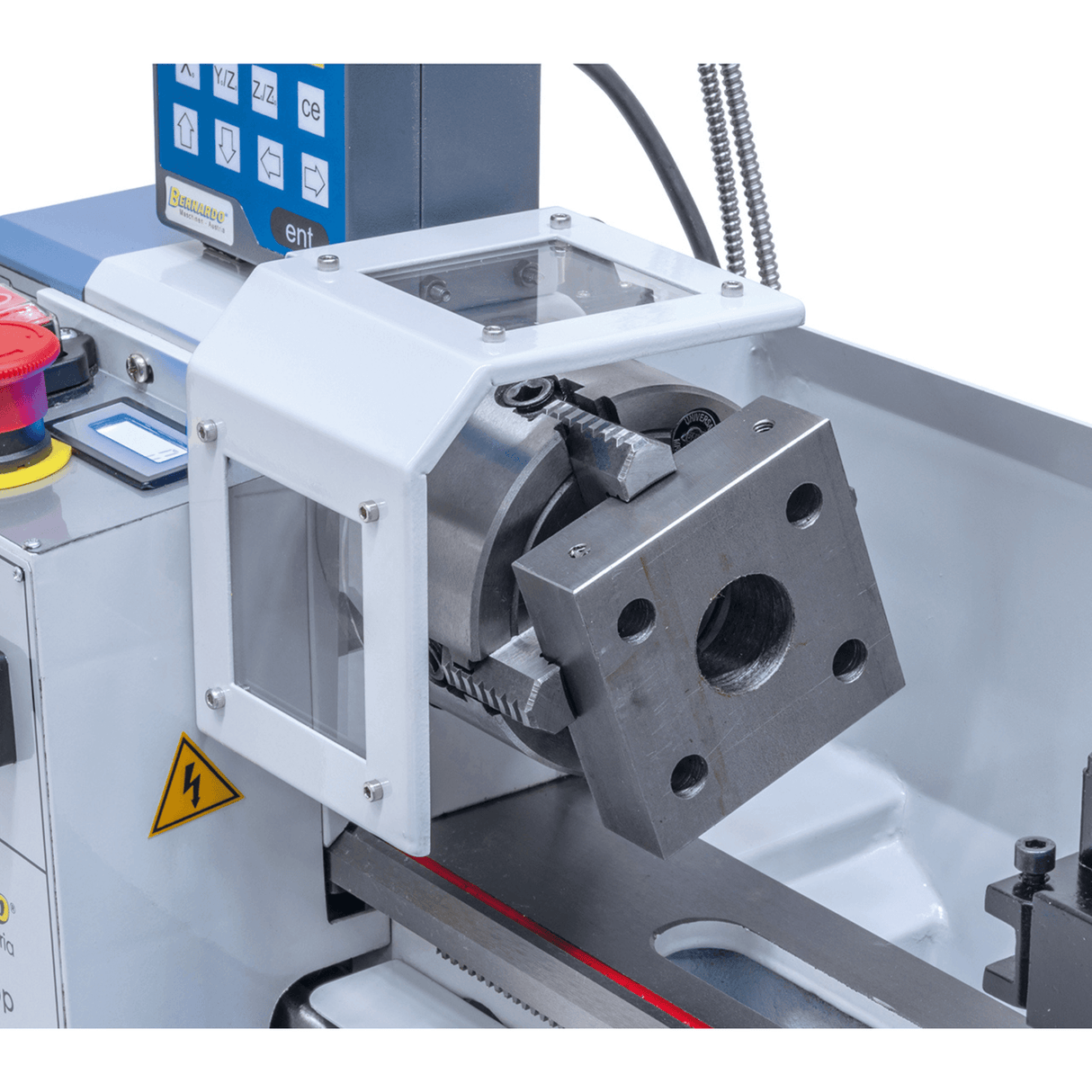 Bernardo Hobby 350 Top – Tornio da banco compatto con DRO 2 assi