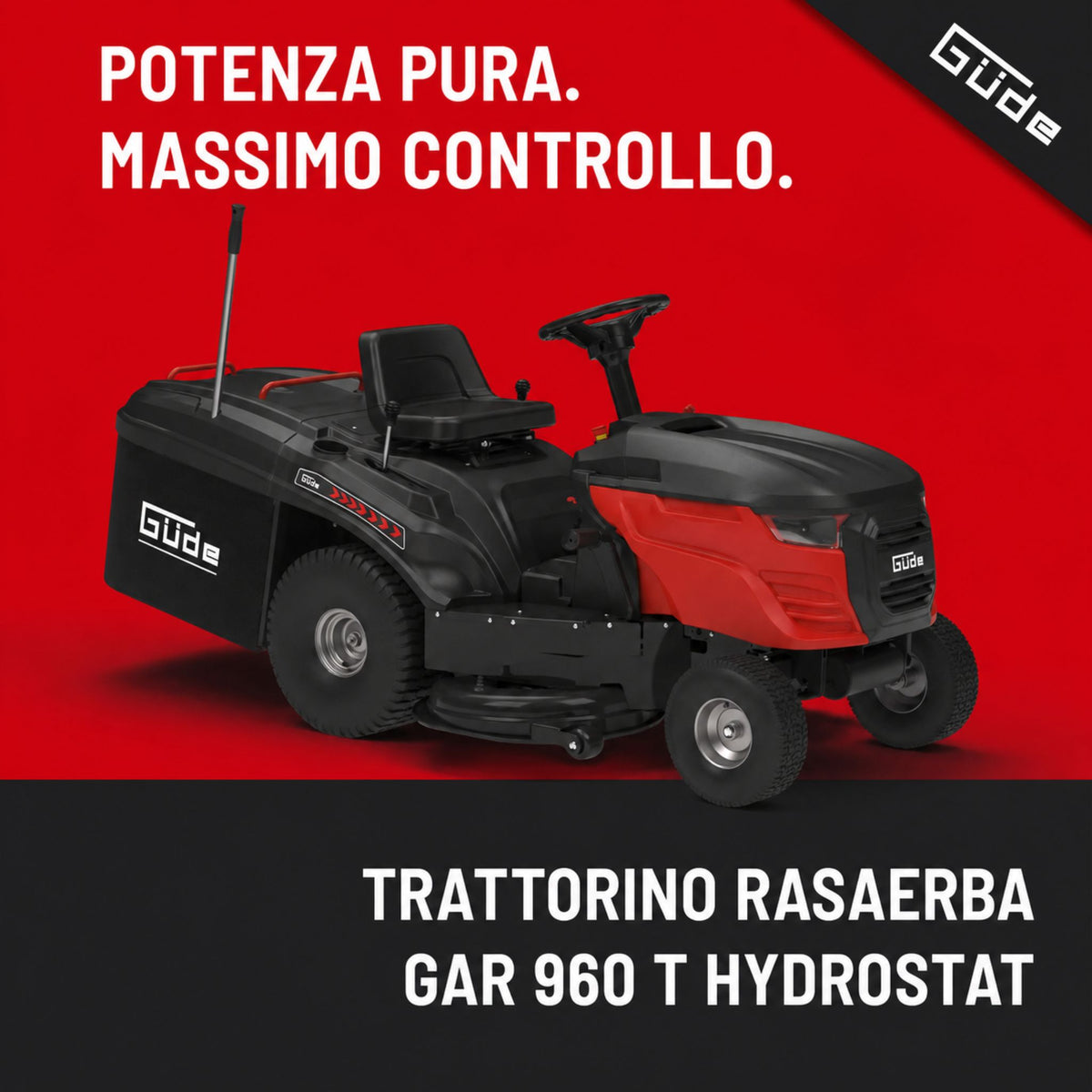 Zitmaaier tagliaerba Güde GAR 960 T Hydrostat