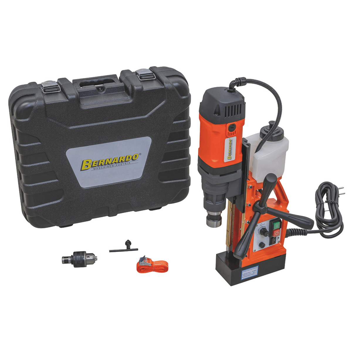 Magneetkernboormachine Bernardo MD 5050 VD – Ø 50 mm × 50 mm, snelheid variabel (Variable Drive), motor 1700 W, gewicht 11.2 kg