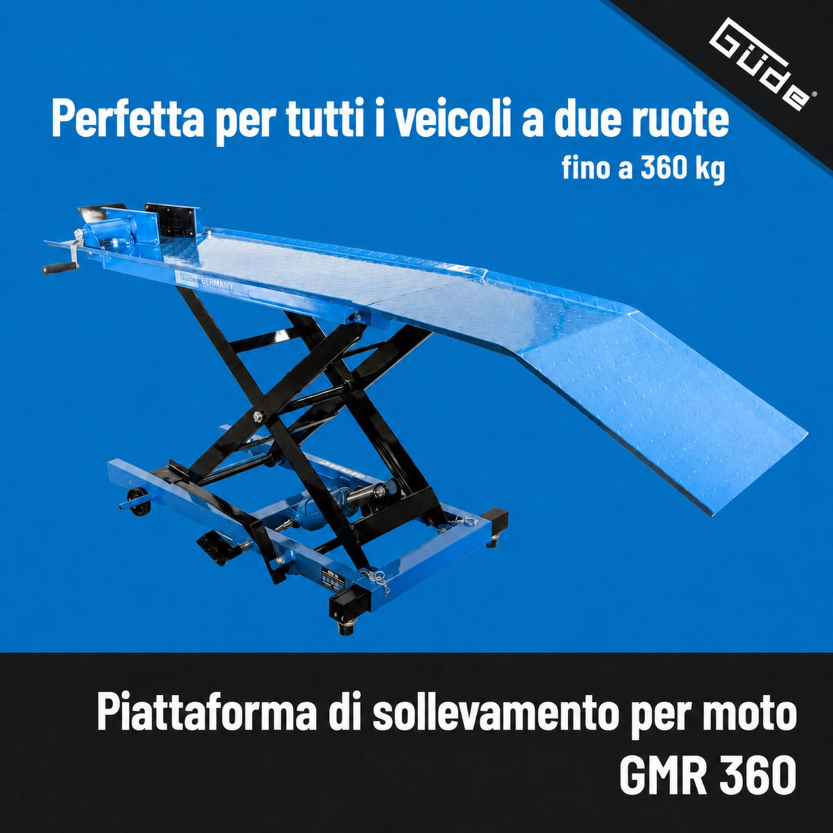 Ponte hefinrichting motociclette Güde GMR 360