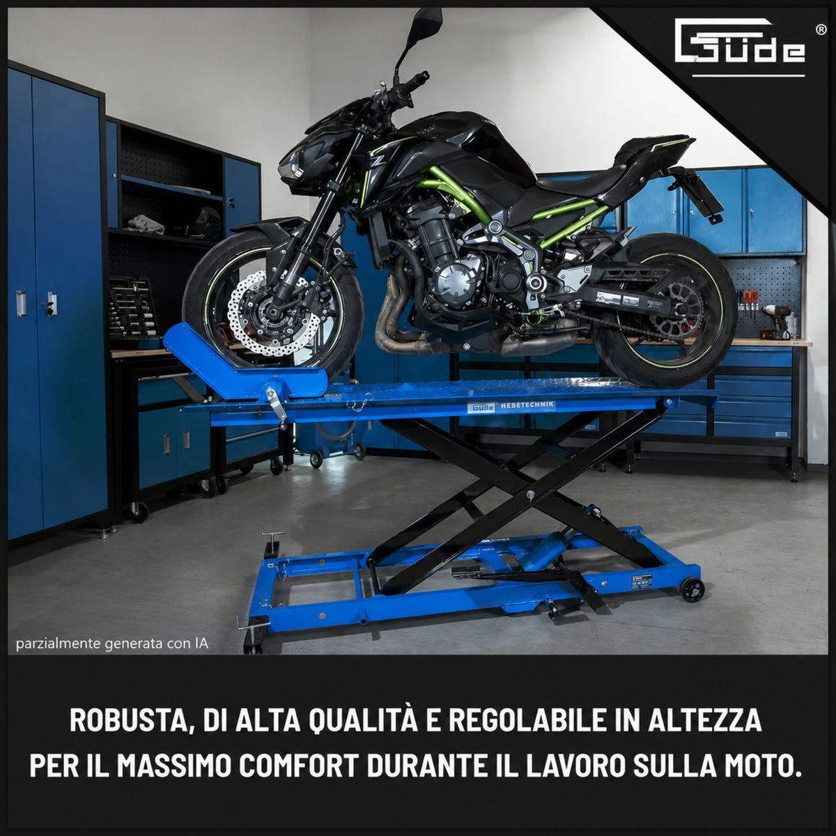 Ponte hefinrichting motociclette Güde GMR 560