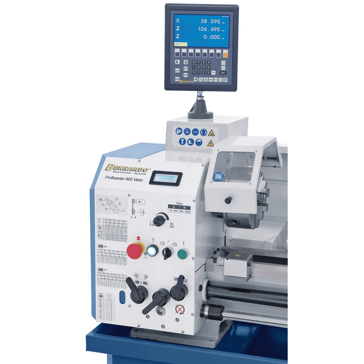 Bernardo Proficenter 900 Vario / 230 V con DRO – Tornio e fresatrice combinati