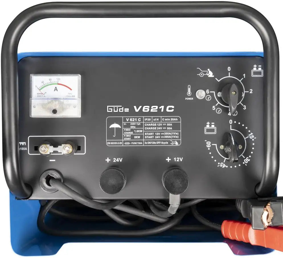 Acculader Güde V 621 C 12/24 V met functie start