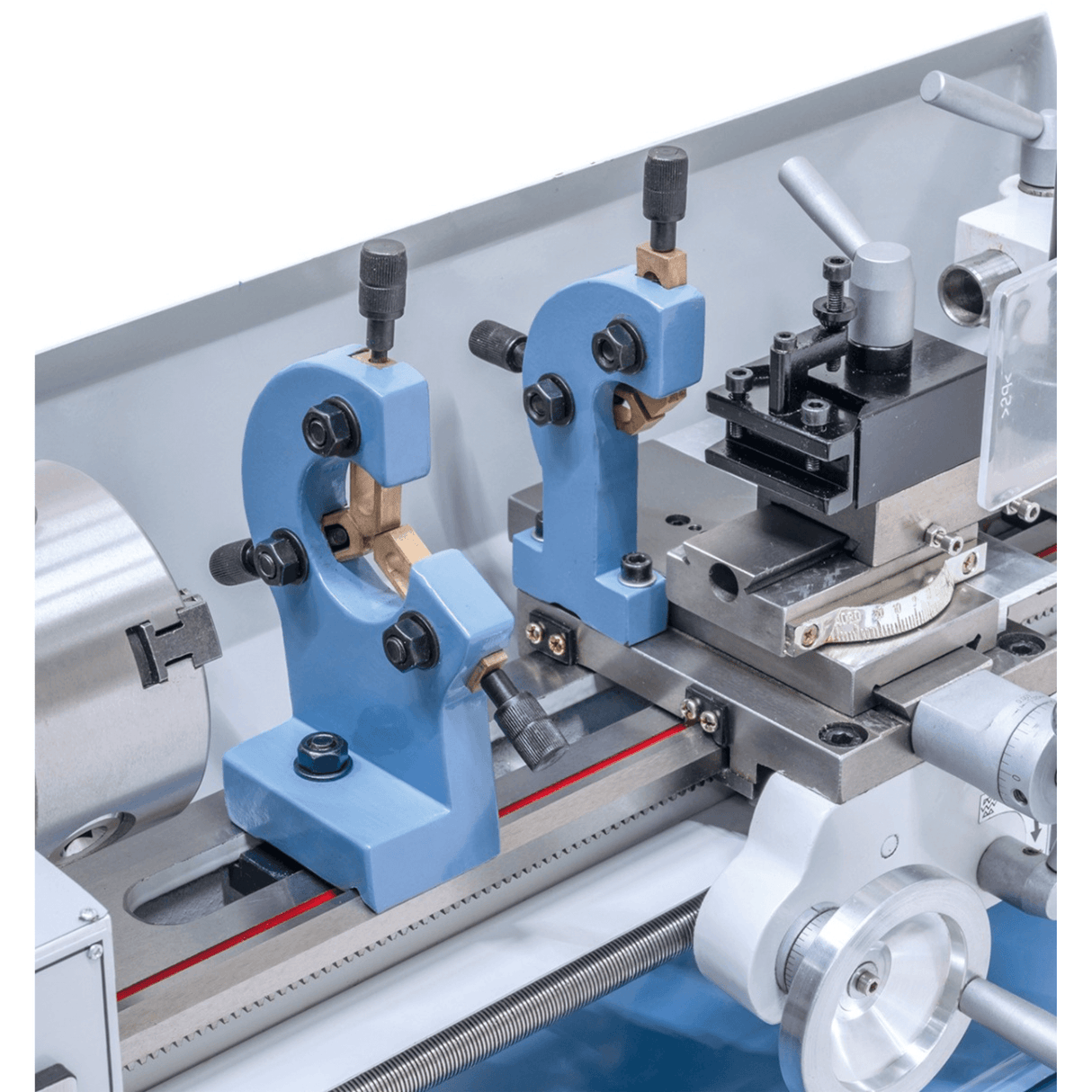 Bernardo Hobby 350 Top – Tornio da banco compatto con DRO 2 assi