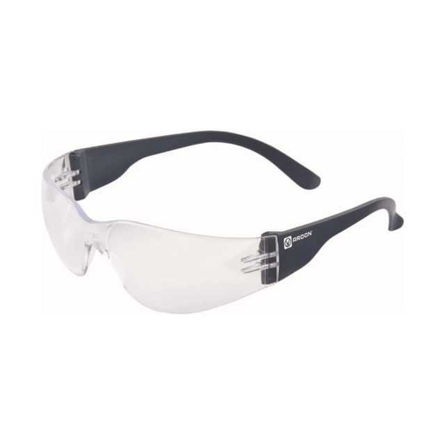 Occhiali protettivi Ardon ARDON® V9000 fumé con superficie specchiata, ultraleggeri, anti-graffio, anti-appannamento e filtro UV.