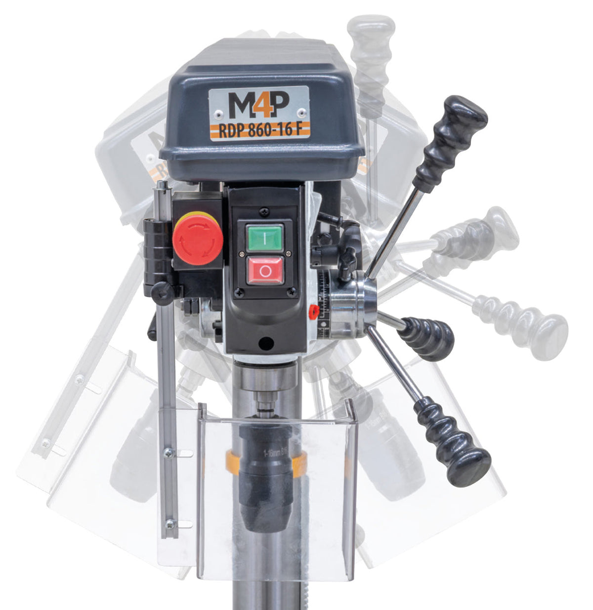 Trapano radiale a colonna RDP 860 - 16 F / 230 V - inclinazione testa