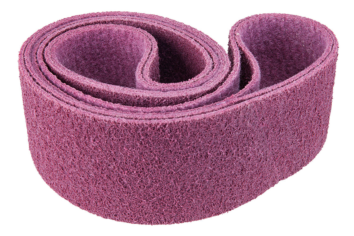 Nastro tecnico medio 2000 x 75 mm per satinatura, pulizia e finitura professionale di superfici metalliche.