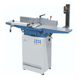 Pialla a filo Bernardo SP 150 PN 230 V con tavoli in ghisa rettificata, albero pialla a 3 coltelli HSS e recinzione inclinabile, ideale per hobbisti e artigiani che cercano precisione e compattezza.