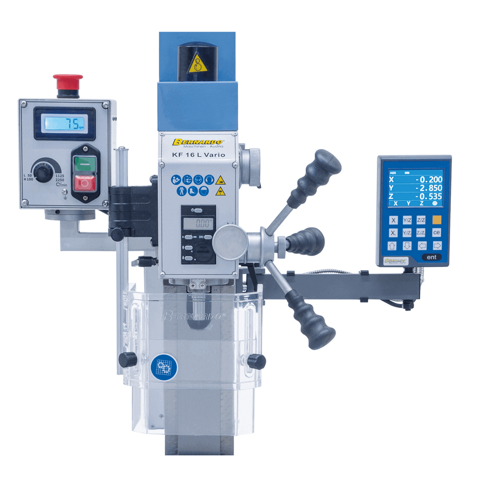 Bernardo KF 16 L Vario – Fresatrice con DRO 3 assi DT 40