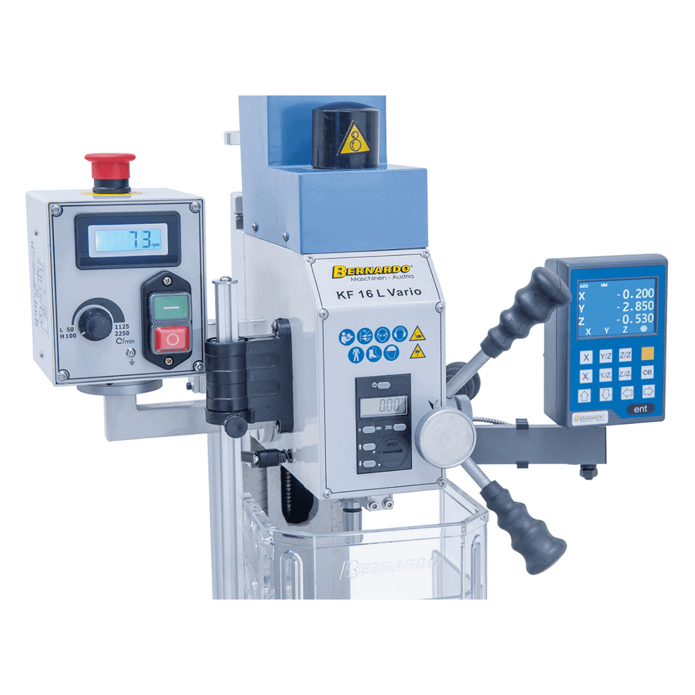 Bernardo KF 16 L Vario – Fresatrice con DRO 3 assi DT 40