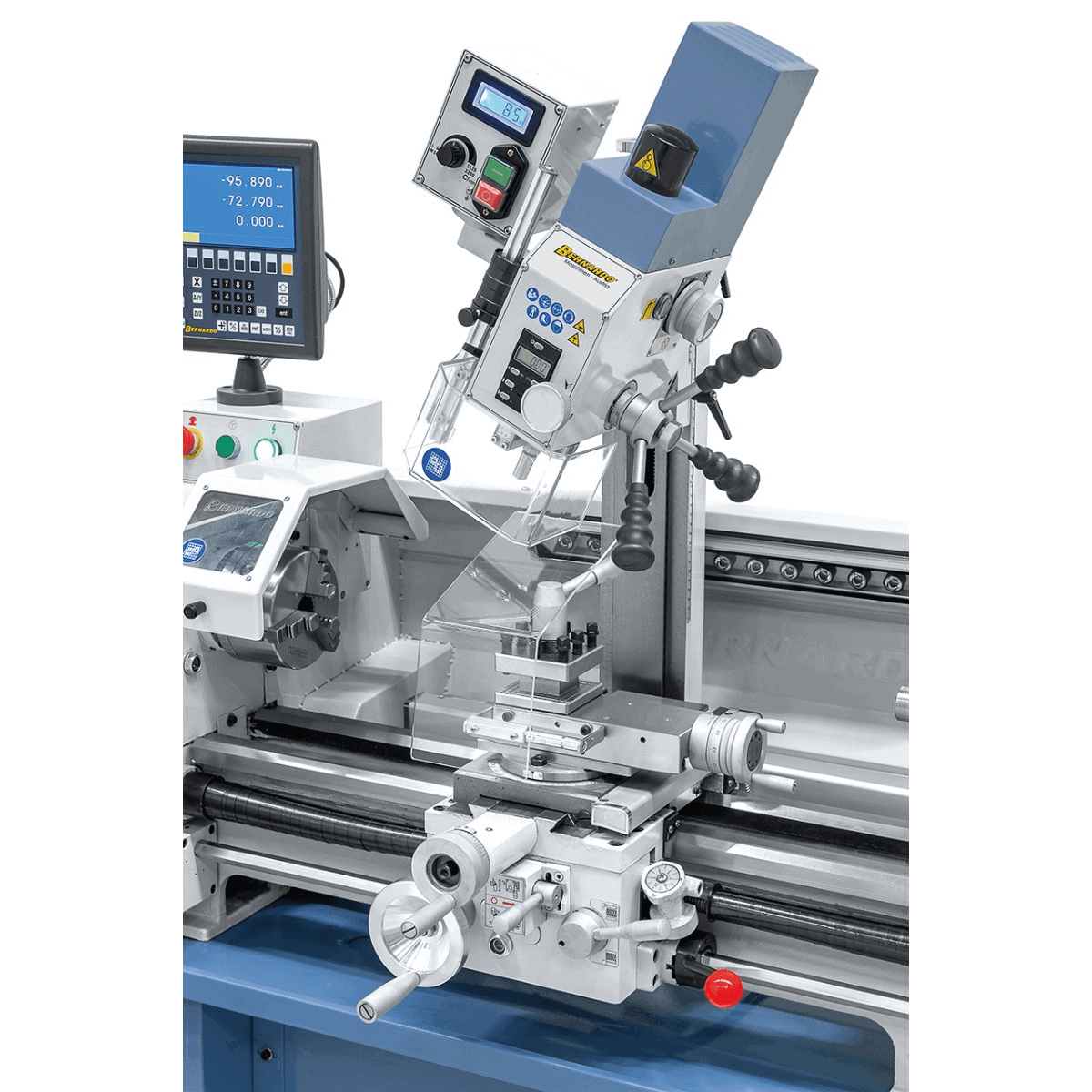 Draaibank freesmachine Bernardo Proficenter 650 G / 400 V met DRO 2 assen