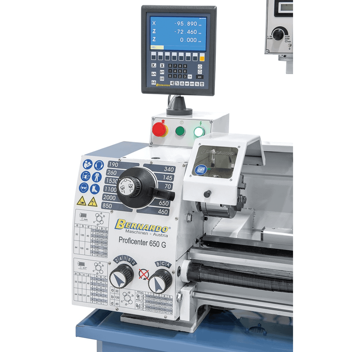 Draaibank freesmachine Bernardo Proficenter 650 G / 400 V met DRO 2 assen