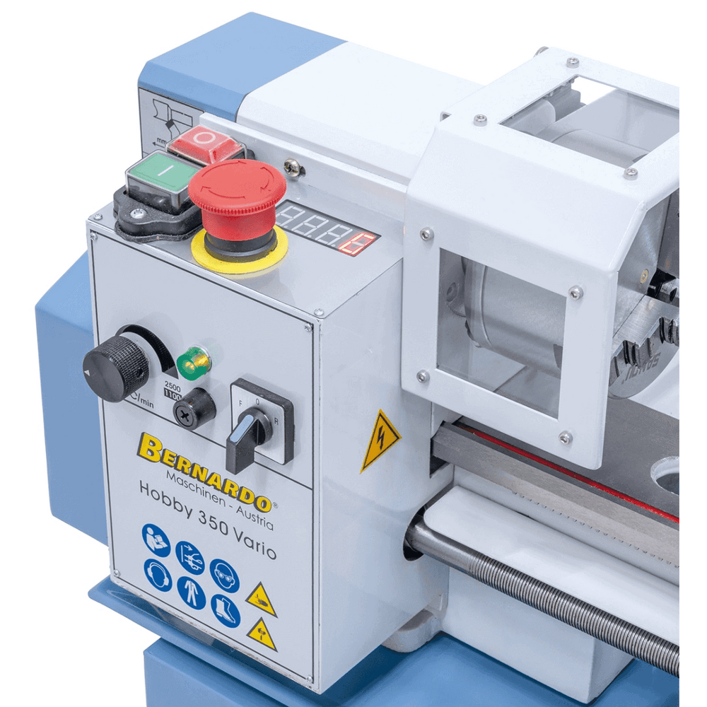 Bernardo Hobby 350 Vario – Tornio da banco compatto 230 V