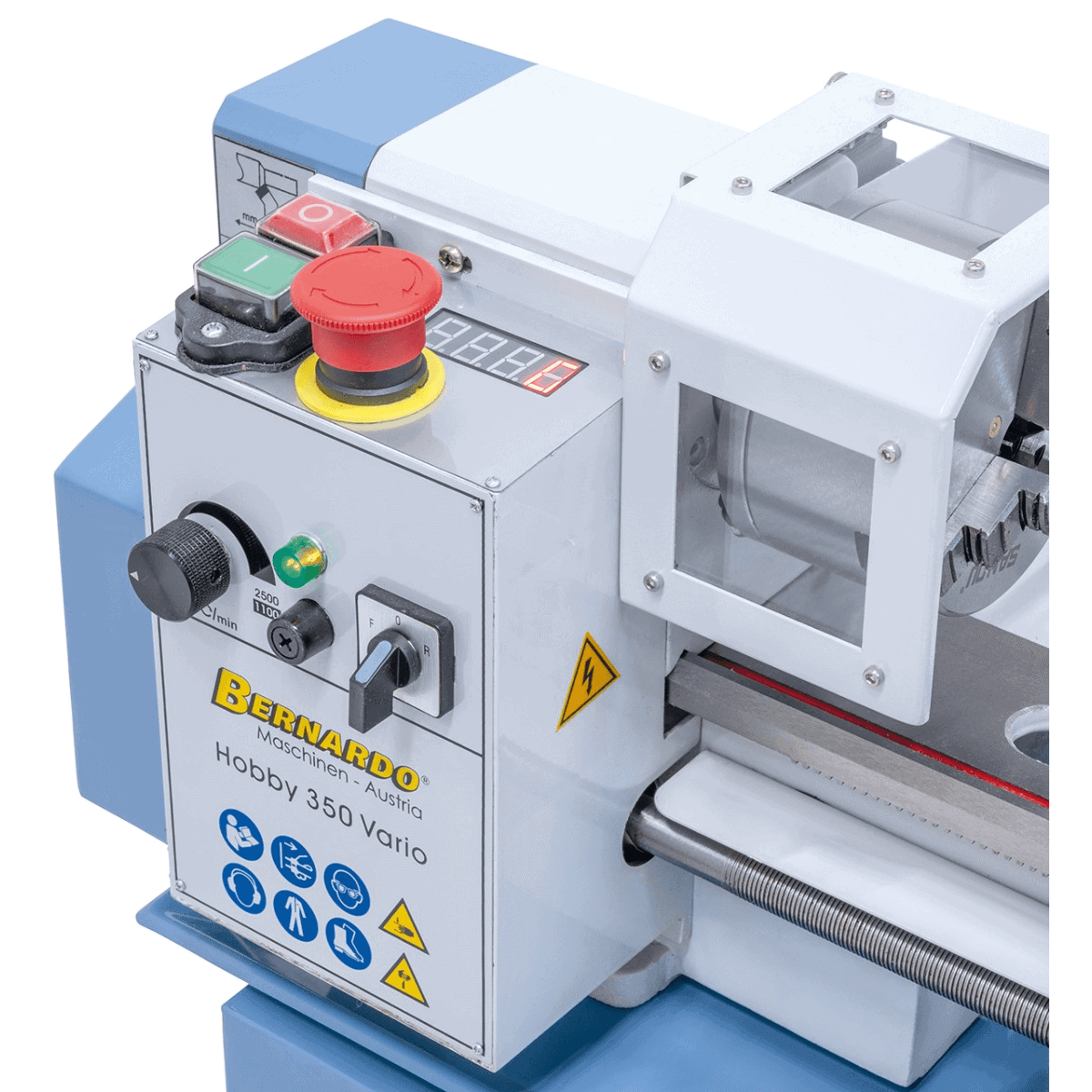 Bernardo Hobby 350 Vario – Tornio da banco compatto 230 V