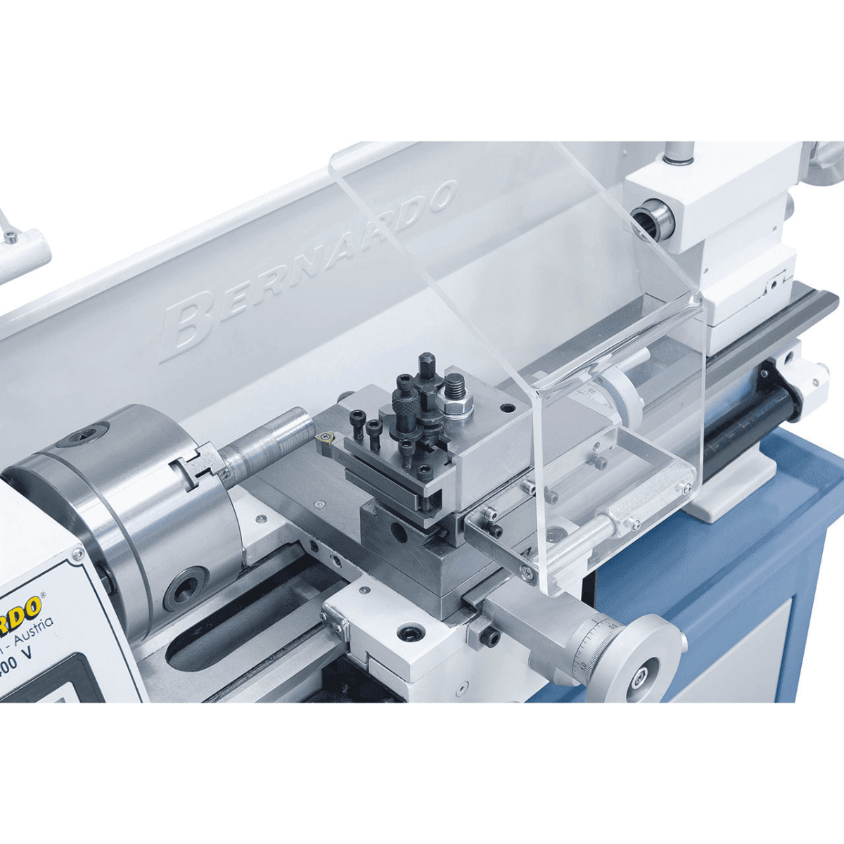Metaaldraaibank Bernardo Profi 400 V / 230 V met DRO 2 assen DT 40