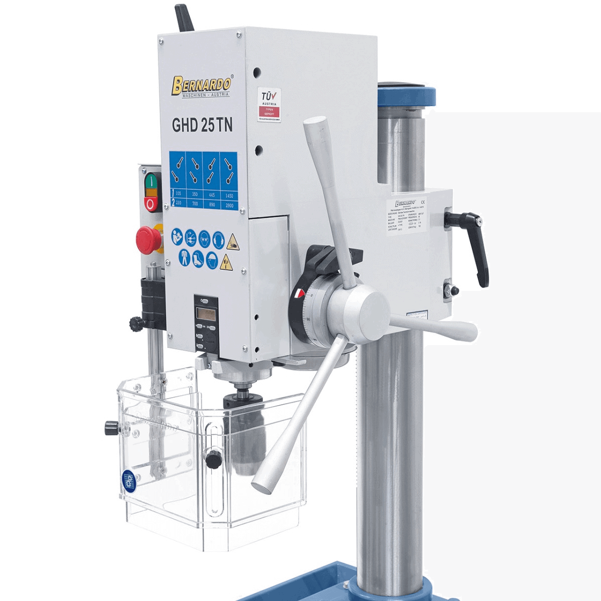 Trapano ad ingranaggi GHD 25 TN con visualizzatore digitale