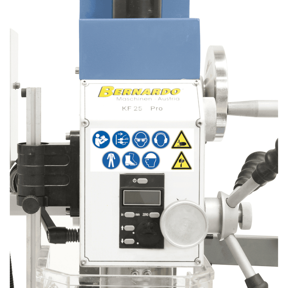 Bernardo Trapano-fresatrice KF 25 PRO con avanzamento automatico