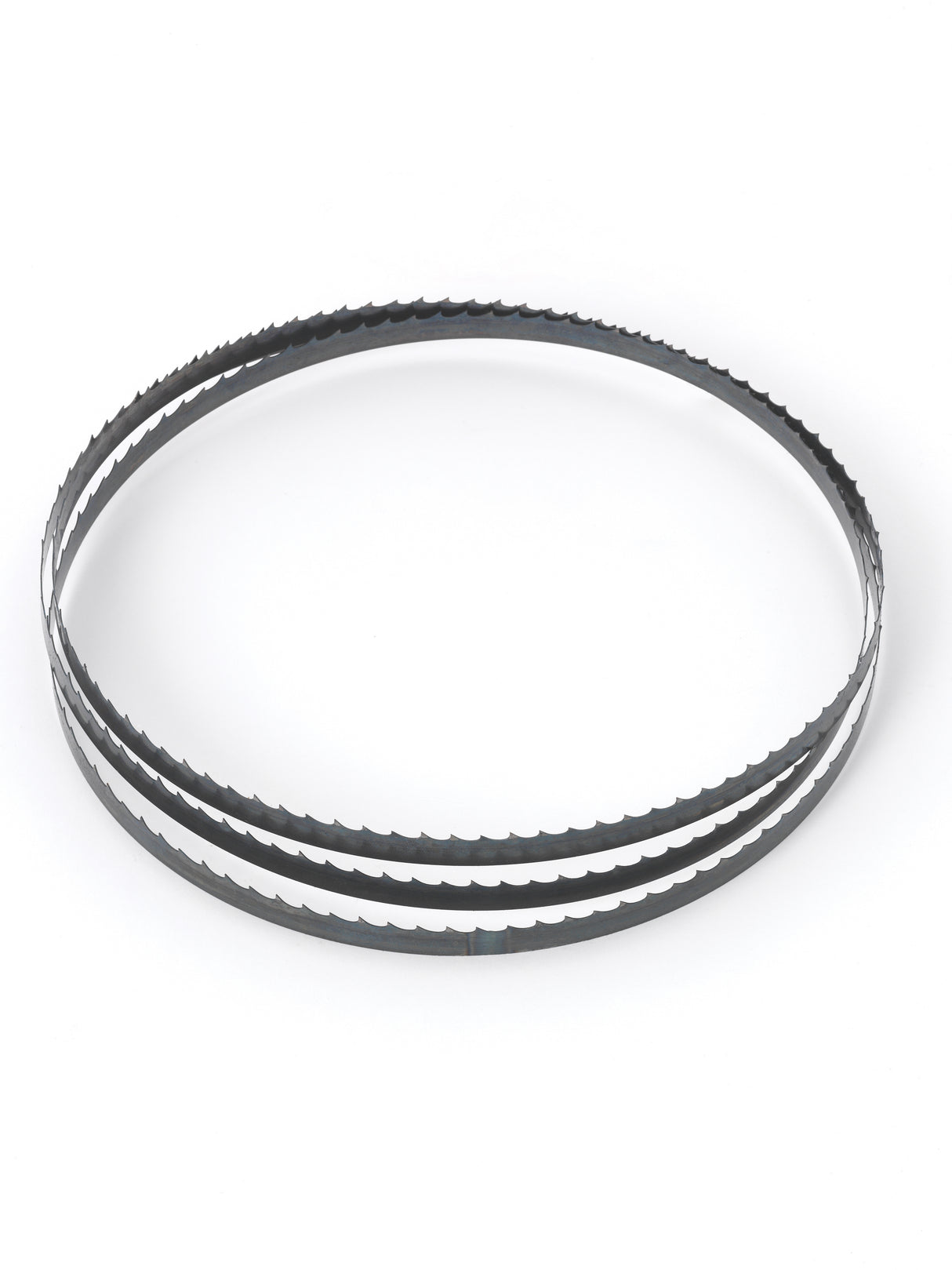 Confezione da tre lame da 1/4", 3/8" e 5/8" compatibili con la sega a nastro Record Power BS300, progettate per tagli curvi e diritti in falegnameria.