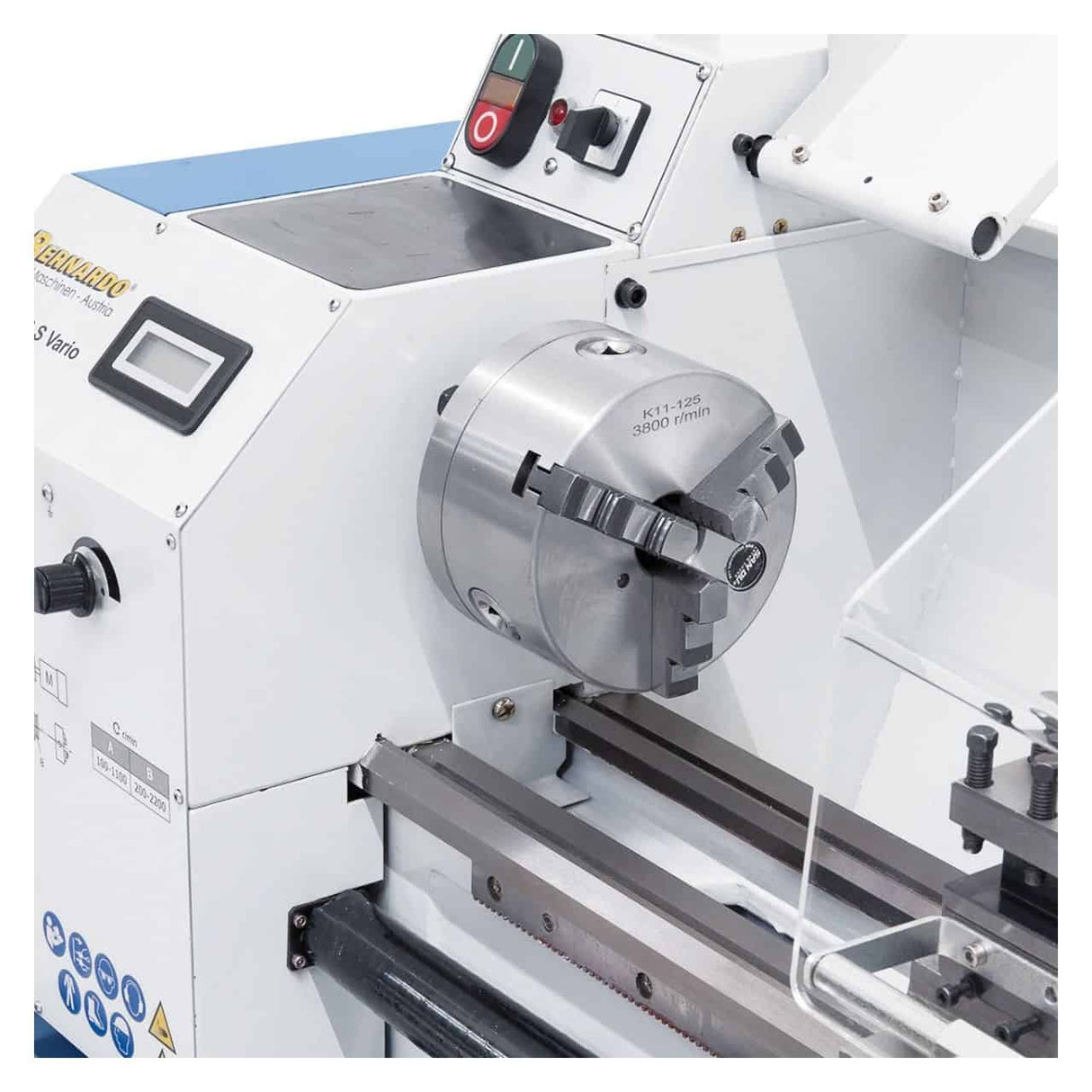 Bernardo Profi 450 S Vario – Tornio da banco compatto e potente 230 V
