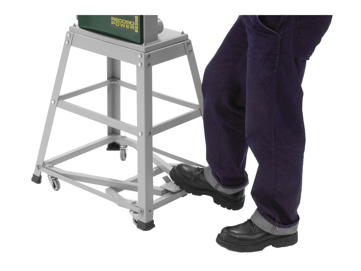 Onderstel met wielenset Record Power BS250-AW – voor BS250 en Sabre 250 lintzagen