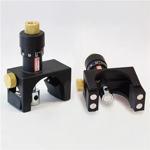 Schuifmaat registratie voor bladen schaafmachine IGM, set 2 stuks