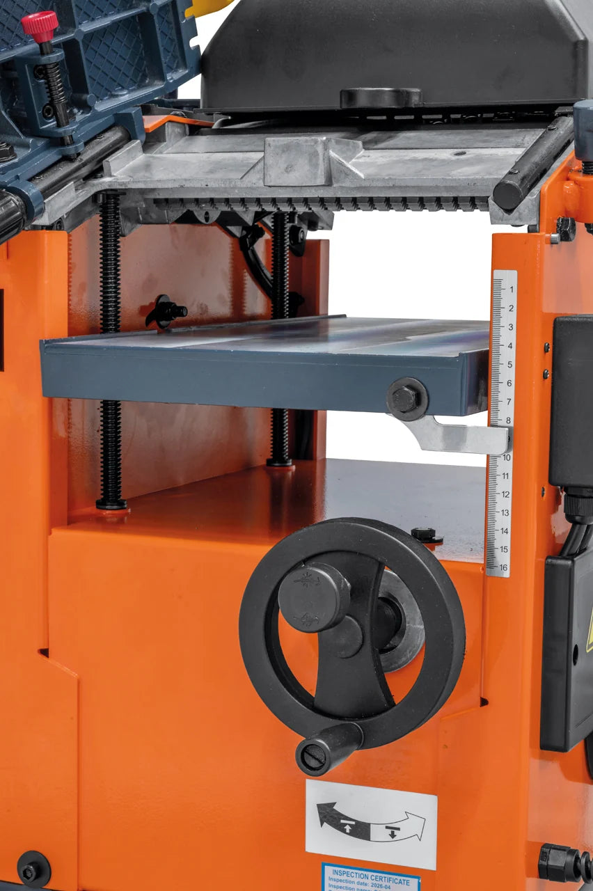 Piano a spessore con volantino di regolazione altezza della pialla M4P FS 260 S